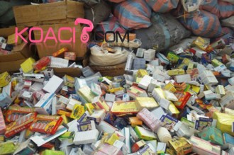 Benin : 2 tonnes de faux médicaments saisies